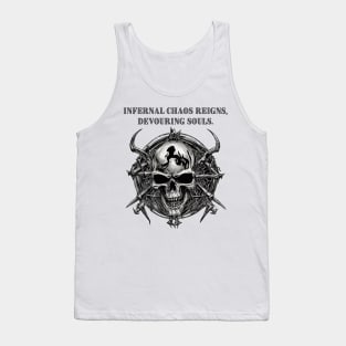 Infernal Chaos Reigns, Devouring Souls - Death Metal Tank Top